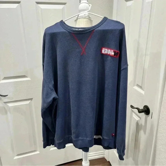 Mecca Vintage Blue Crew Neck Mens Sweatshirt Y2K Size XXL 2X pullover, c… - Picture 3 of 8